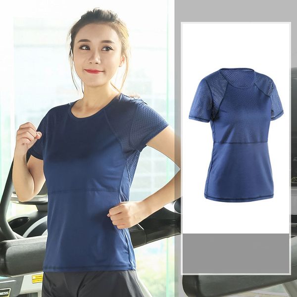 

women plus size fitness shirts workout mesh sports t shirt quick dry running gym fitness breathable yoga sports l-xxxxl, White;red