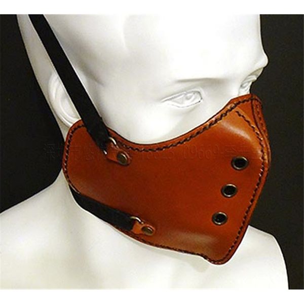 

motorcycle accessories personality retro leather riding mask all wholesale ing