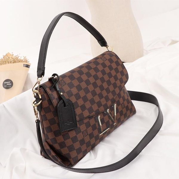 

горячие женщины сумка урожай классического zipper плед дизайн кожа плечо crossbody конструктора класс люкс lady сумка top handle tote сумка