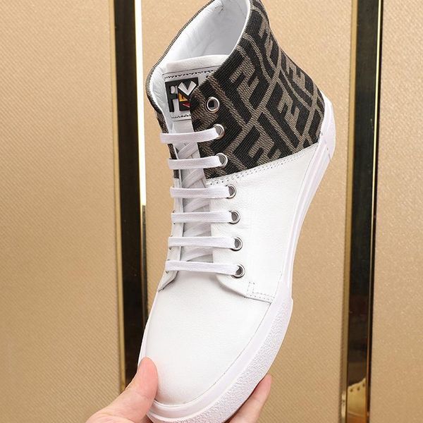 

fast delivery mens shoes lightweight fashion classic comfortable casual shoes leather high lace -up sports men shoes herren spor, Black