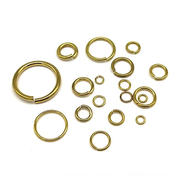 

pure copper opening diy accessories diy copper wire cutting ring opening connection buckle solid ring hardware accessories, Silver