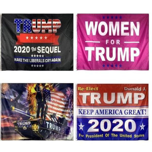 

3x5 feet donald trump 2020 president flag vivid color and uv fade resistant canvas header and brass grommets keep america great again tveoj