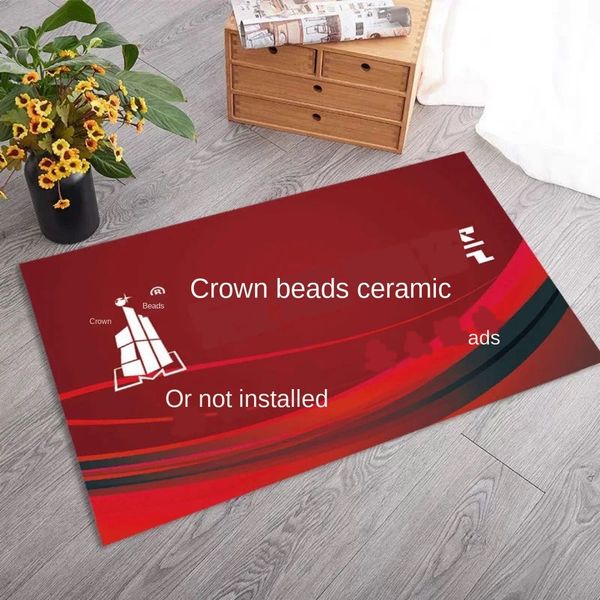 

crystal velvet thermal crystal carpet transfer printing advertising floor company gift carpet floor mat suede door mat