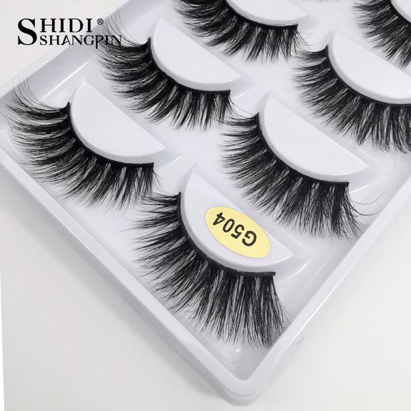 

false eyelashes long 10 boxes wholesale makeup full lashes natural mink 3d faux cils