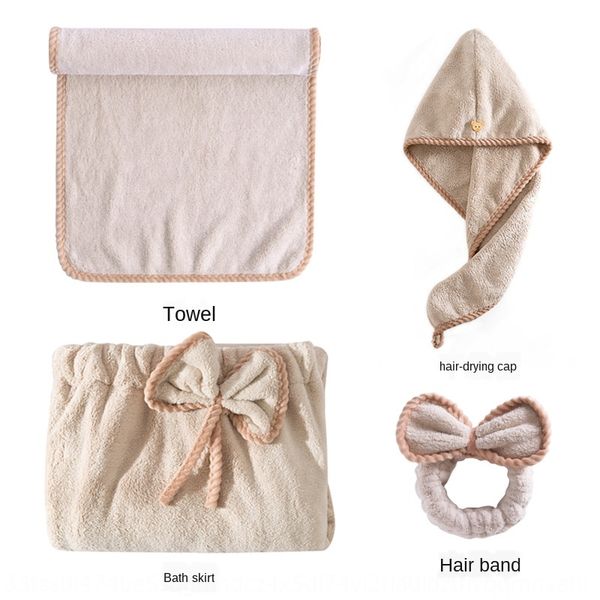 

chevron обертывания передней группы волос полотенце юй qun четыре сушки крышки полотенце волосы полоса подарок yu qun набор