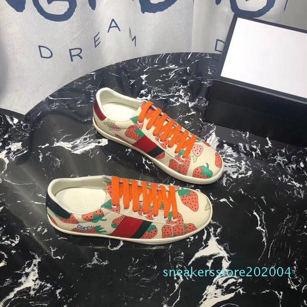 

luxury designer bee shoes men women new luxury designer sneaker lace-up outdoor shoe fashion women casual designer shoes with box s04, Black