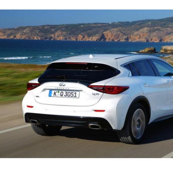 

led rear bumper light for infiniti q30 2020 reflector sequntial driving turing streamer night drl brake blink signals lights 2pc