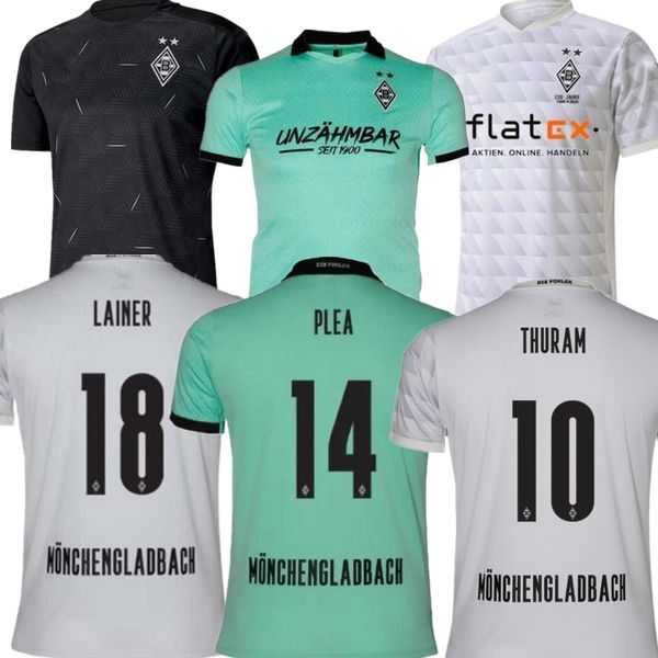 

20 21 Borussia Mönchengladbach Soccer Jerseys 2020 Home THURAM GINTER Soccer Shirt RAFFAEL PLEA ELVEDI LAINER Football Uniform