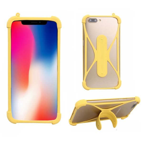 

universal soft silicone bumper cell phone holder case for bq 5512l strike forward cover for bq-4501g fox easy