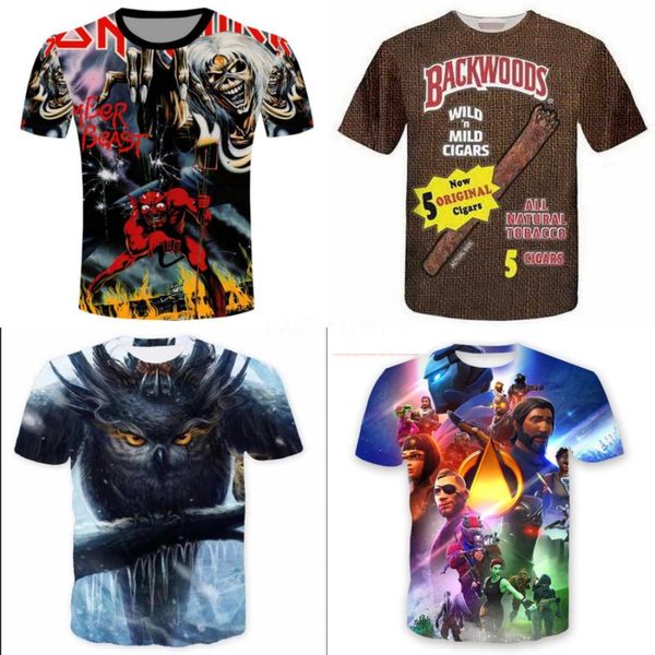 

men 3d stereo personality animal orangutan compassionate plus fertilizer xl sort-sleeved t-sirt s--5xl#673, White;black