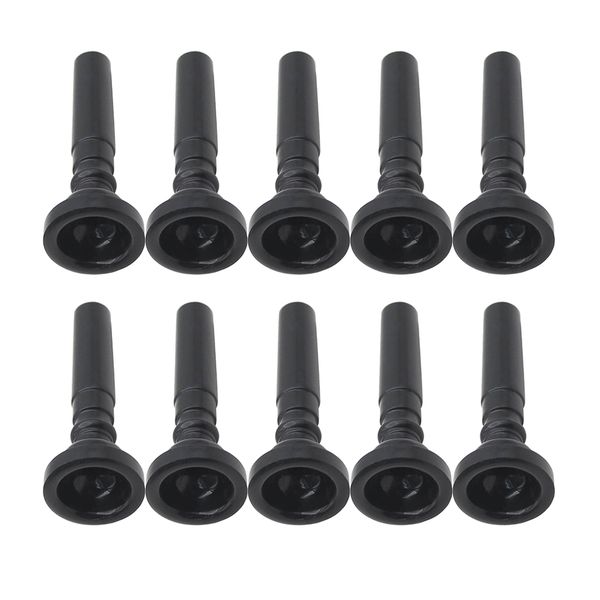 

10pcs black plastic trumpet mouthpiece for trumpet accessories