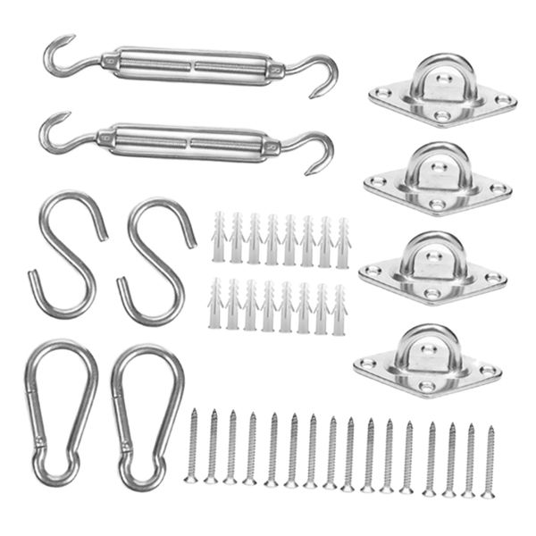 

shade sail hardware kit for rectangle and square heavy duty sun shade sails installation for deck garden lawn patio