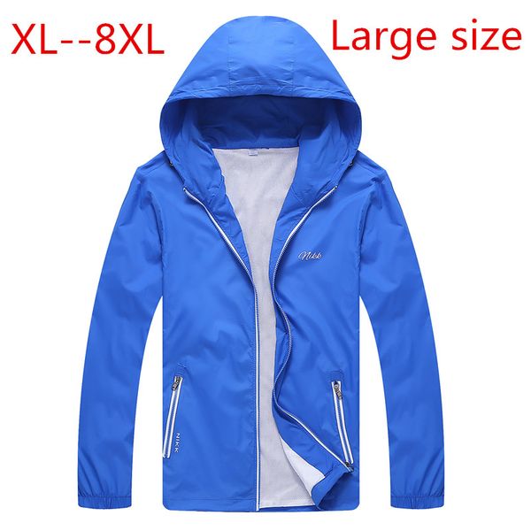 

2020 new arrival extra large male jacket spring autumn dust coat thin big sizewindproof oversized plus size 4xl 5xl 6xl 7xl 8xl, Tan;black