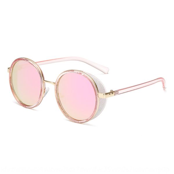 

new steampunk sun sun men's personalized adhesive paper round color film glasses women's glasses, White;black