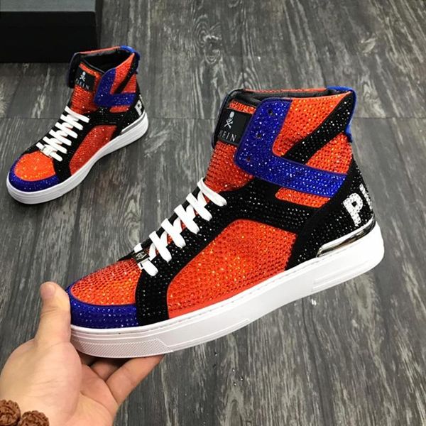 

men shoes sneakers chaussures pour hommes winter mens shoes boots money beast hi -boot luxury design fashion boots men shoes q220 sale, Black