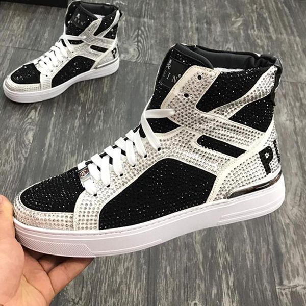 

retro men shoes sneakers casual style breathable comfortable fashion tenis sport trainers zapatos de hombre money beast hi -mens boots, Black