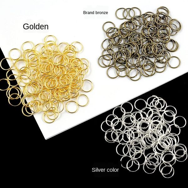 

diy accessories single connection opening ring key ring necklace pendant diy bracelet bracelet pendant buckle handmade materials, Silver