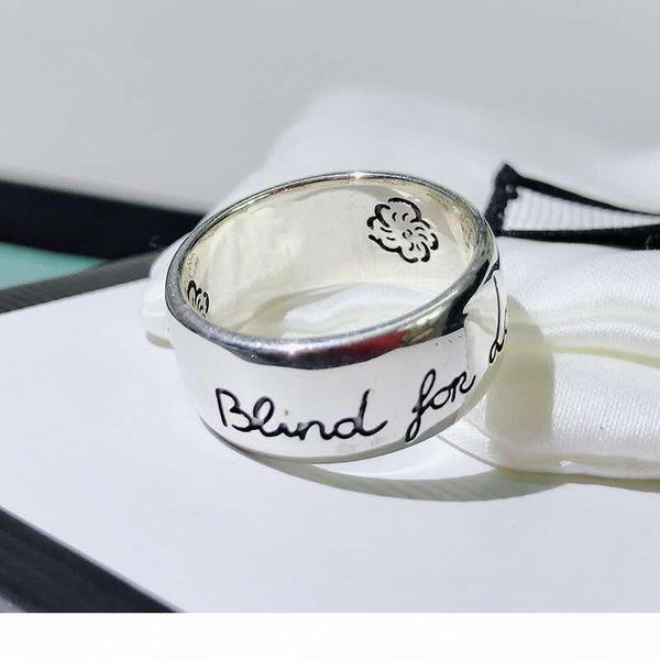 

d selling s925 silver love fearless couple designer ring luxury designer jewelry women ring