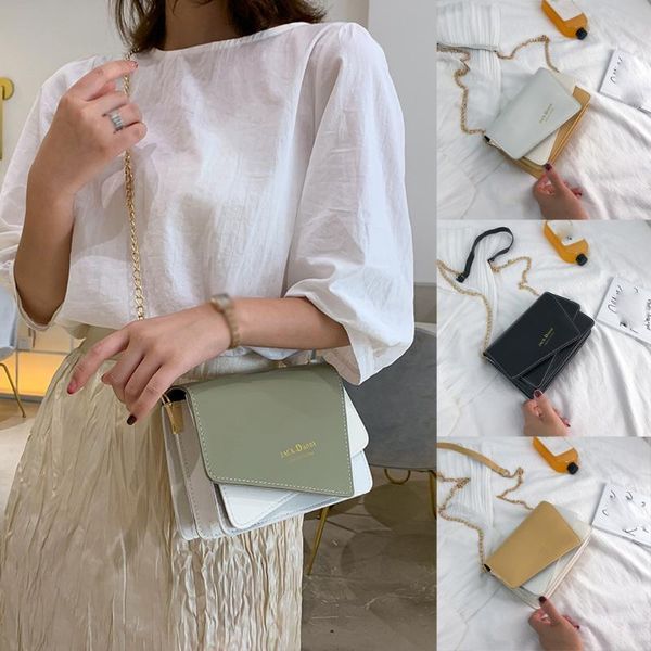

women chain bag fashion color matching wild out single shoulder messenger bag designer bags women bags 2020