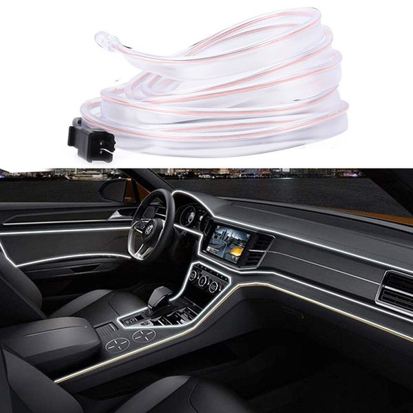 

car waterproof led bulbs decoration strip 12v flexible neon el metal wire interior strip car led light auto lamp decoration