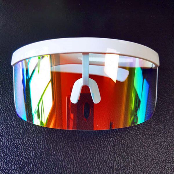 

luxury rimless oversized sunglasses women brand designer one piece lens fashion sun glasses gradient large eyewear shades nx, White;black