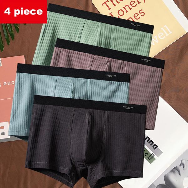 

4pcs/lot new man 100% cotton mens briefs plus size men underwear panties men's breathable panties, Black;white