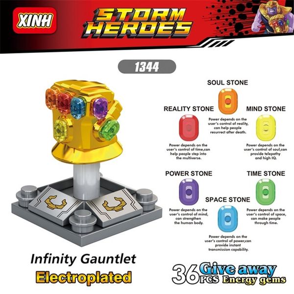 

big size marvel thanos endgame infinity war super heros figures building block toys constuction technic gift for children