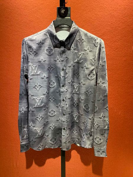 

последние весной и осенью моды цветов крупных буквы 20ss франции полная печать рубашка свободного простая высокого качество топ синие красны, White