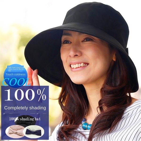 

women's vacation uv-proof fisherman sun-proof sun beach bucket bucket fisherman hat hat korean fashion, Blue;gray