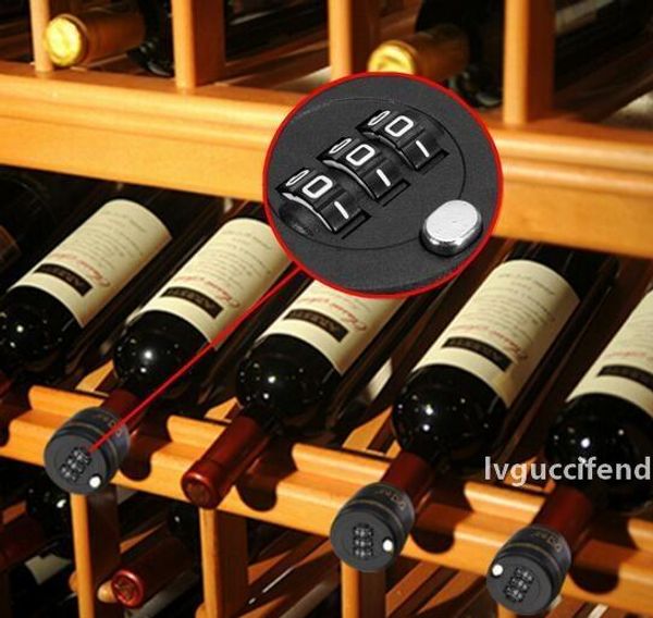

new arrive ned plastic bottle password lock combination lock wine ser vacuum plug device preservation for furniture hardware
