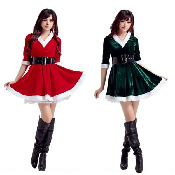 

n4b1z v-neck hooded new women's dress santa claus christmas tree role-playing clothing v-neck hooded new women's dress santa cla, Black;red