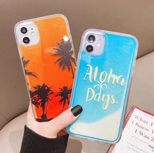 

fashion noctilucence silicon phone cases for iphone x xs max xr for iphone11 11pro case