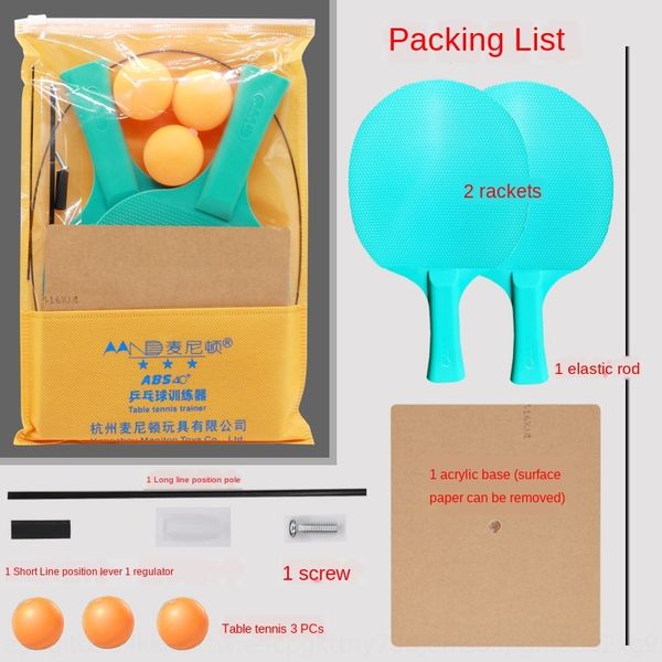 

trainer new table tennis table tennis acrylic base children's single and double parent-child game trainer