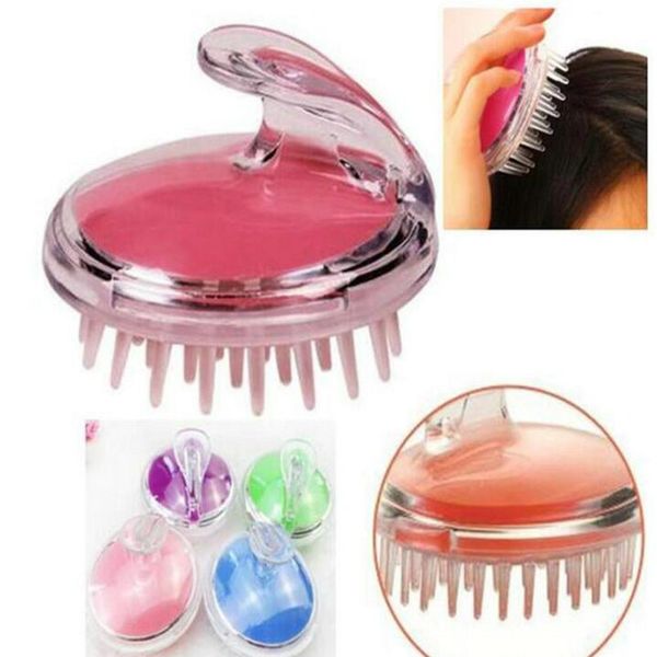 

siliscrub shampoo brush body and scalp vibrating massager aqua scrub sili silicone shampoo brush siliscrub shampoo bofsc comecase, Silver