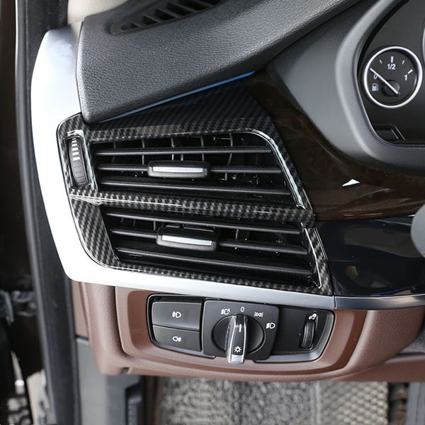 Consolle centrale su entrambi i lati Uscita aria condizionata Cornice decorativa Copertura Trim per BMW X5 F15 X6 F16 2014-2018 LHD Car Organizer