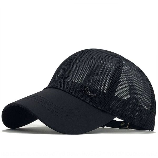 

hat men' hollow mesh large size korean sunscreen baseball baseball cap style breathable big head cap female sunscreen hat, Blue;gray