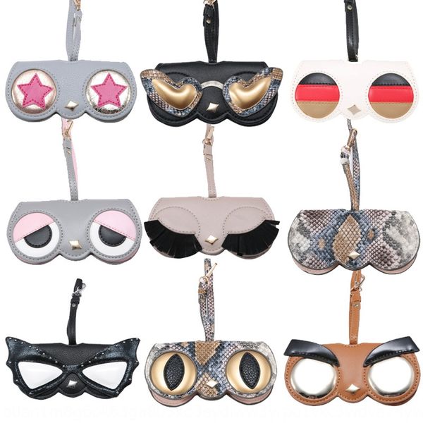 

6t4e6 из натуральной кожи вс женщин портативный герметичный мешок висит ящик защитные солнцезащитные очки солнцезащитные очки защитные зерка, Blue