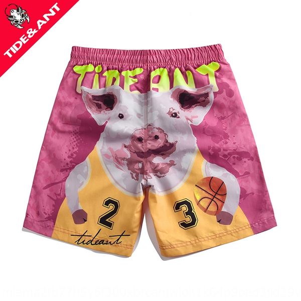 

new and women's basketball pig 3d printed beach basketball beach pantspants cropped pants casual couple shorts men's