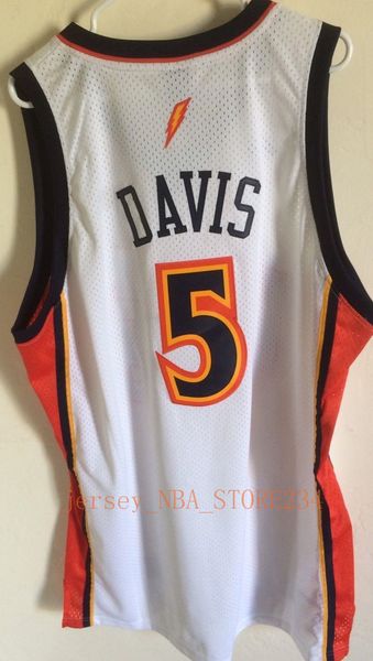 

ncaa baron davis jersey mens #5 orange blue white stitched basketball jerseys 2020, Black;red