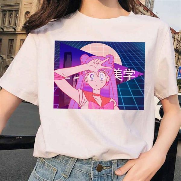

vaporwave shirts ulzzang grunge tumblr graphic t shirt harajuku aesthetic vintage tshirt korean 90s style clothing t shirt tee, White
