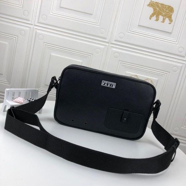 

fast delivery drop ship mens bag crossbody bags classic designer style messenger bags leather men zipper shoulder bag bolsa de hombro