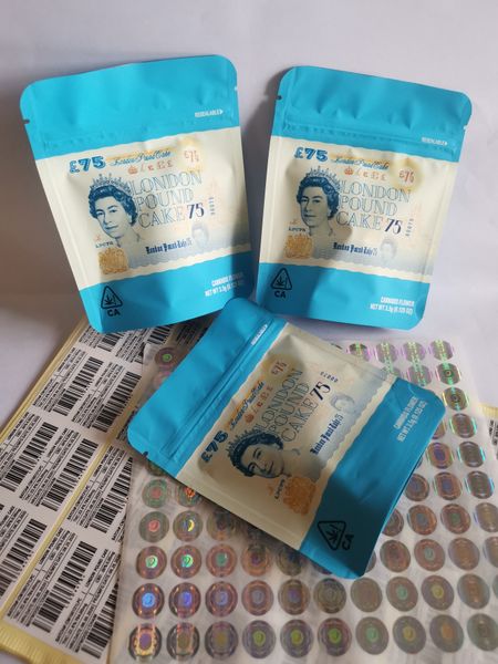 

new cookies california sf 8th 3.5g mylar childproof 420 flower packaging bags cheetah piss gelatti gary payton london pound cake cereal milk