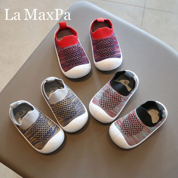 

first walkers 2021 baby toddler shoes soft bottom indoor non-slip flying woven boys and girls