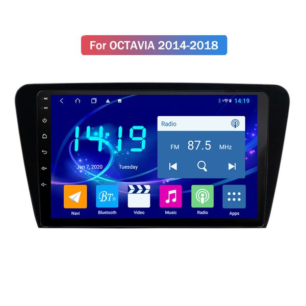 

10-дюймовый 4g lte android 9.0 для vw octavia 2014 2015 2016 2017 2018 мультимедиа стерео dvd-плеер автомобиля gps-навигации радио