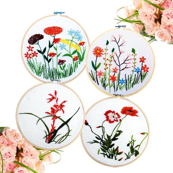 

13-34cm diy needlecraft cross stitch machine bamboo frame embroidery hoop ring round loop hand household sewing tools 8 size, Black