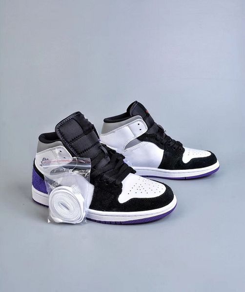 

1 white purple 1 mid releasing in fragment colors men women basketball shoes 1s crimson tint bred banned new love shadow chicago r