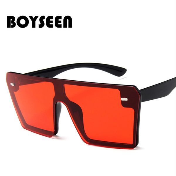 

boyseen new european and american large frame bright mercury sunglasses retro box personality sunglasses 2185, White;black