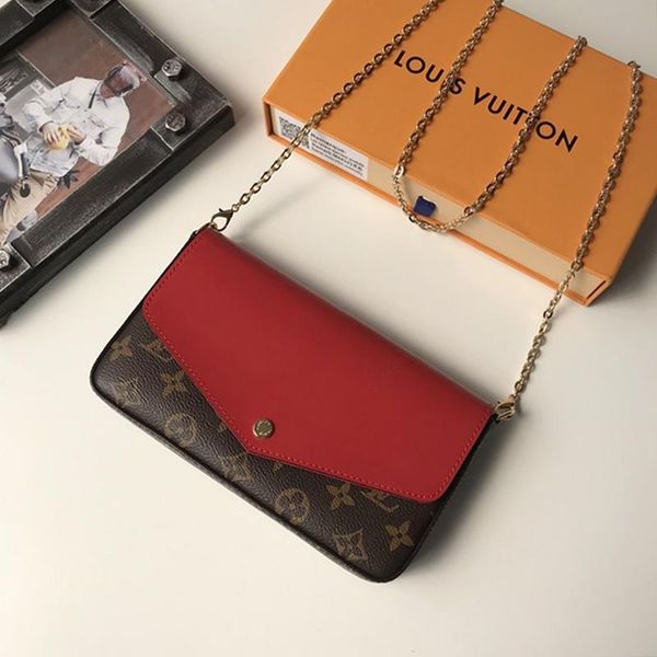 

vintage classic womens leather chain style female shoulder bag small flap messenger crossbody luxury designer purses handbags