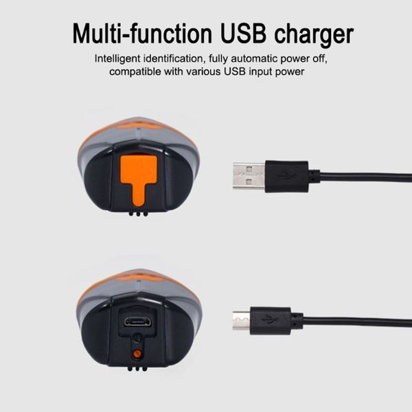 

водонепроницаемый аккумуляторная велосипед передний свет usb для зарядки велосипедов головной лампы f3mc