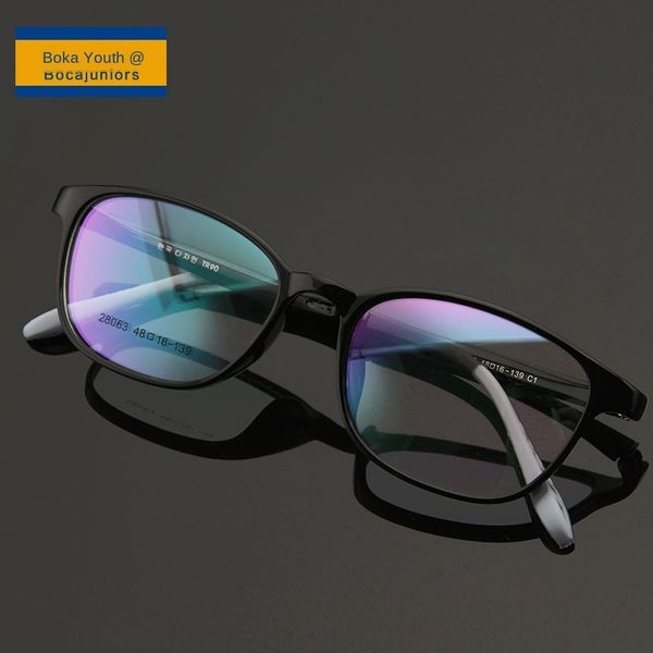 

students' anti-blue-ray goggles tr90 elliptical frame myopia computer glasses teenagers' anti-blue-ray myopia glasses ky28063, Silver